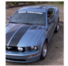 2005-09 Mustang Boss Style Dual Racing Hood Stripes and Fader Decals